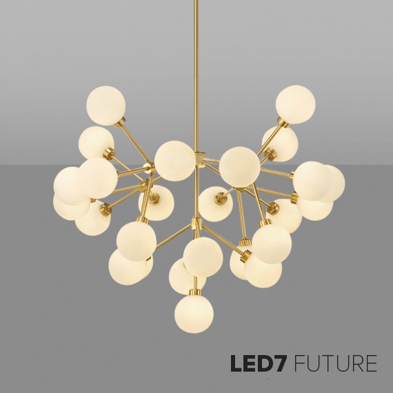 Loft Industry Modern - Grape Chandelier